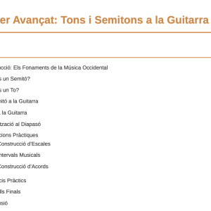 Tons i semitons - Guia final