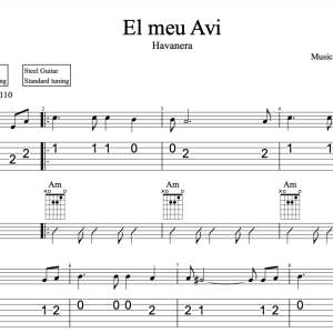 El meu avi - GuitarTab
