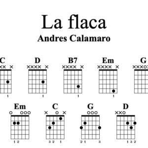 La flaca - Andres Calamaro - GuitarTab