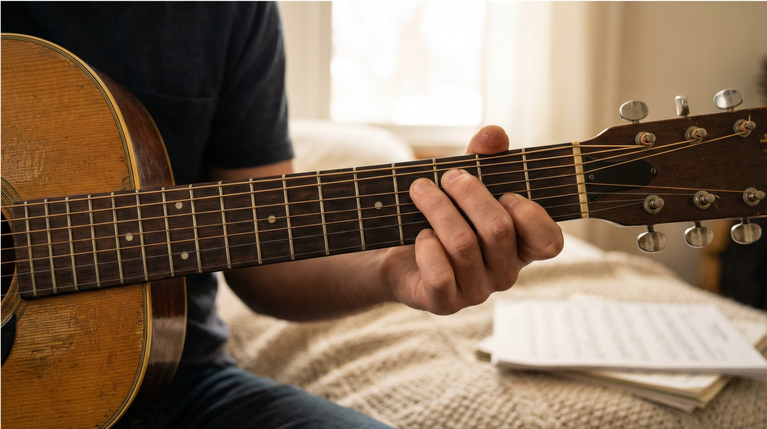 Els millors acords de guitarra per a principiants