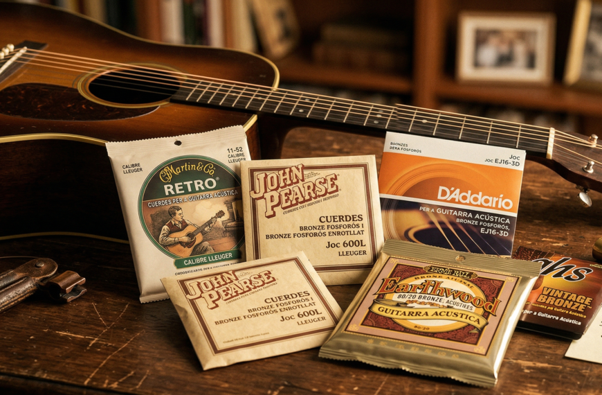 Guia de cordes de guitarra: quin calibre i material triar