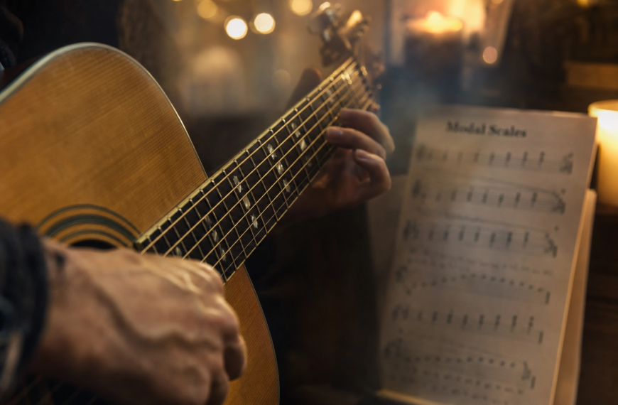 El mode lidi: l’escala que fa sonar la teva guitarra a cinema